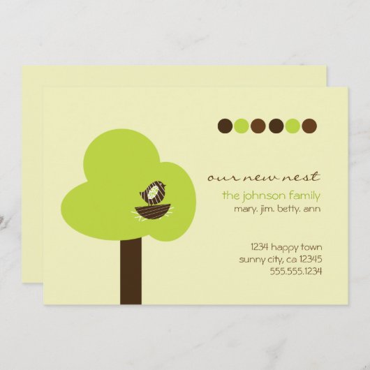 Onze nieuwe aankondiging (Voorkant / Achterkant)