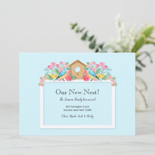 Onze nieuwe aankondiging van de nestbeweging (Staand voorkant)