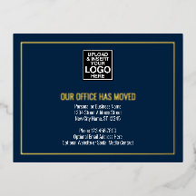 Onze nieuwe adresgegevens - marine - zakelijke Log