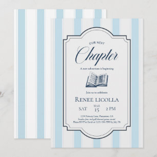 Onze nieuwe Chapter Baby shower Invitation Bedankkaart
