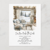 Onze nieuwe hals van de Bossen bewegende wintervak Aankondigingskaart (Voorkant)