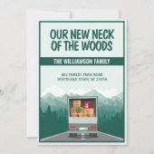 Onze Nieuwe Hals van de Bossen Groene Bos Bewegen Aankondiging (Voorkant)