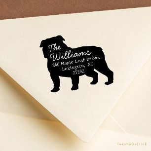 Onze Nieuwe Huis Aankondiging Terugkeer Adres Bull Rubberstempel