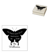 Onze nieuwe huisaankondiging Schattige retouradres Rubberstempel (Gestempeld)