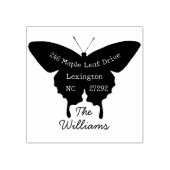 Onze nieuwe huisaankondiging Schattige retouradres Rubberstempel (Afrduk)