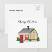 Onze nieuwe Kaart van het Adres van het Huis (Voorkant / Achterkant)