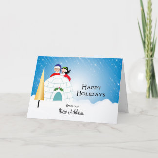 Onze nieuwe kerstkaart voor adres feestdagen kaart