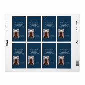 Onze nieuwe kerstkrans voor thuis etiket (Full Sheet)