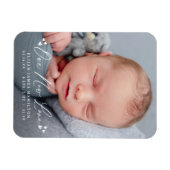 Onze Nieuwe Liefdesscript Geboorteaankondiging Fot Magneet (Horizontaal)