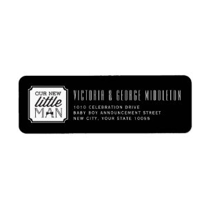 Onze nieuwe 'Little Man Bow Stropdas Boy'-aankondi Etiket