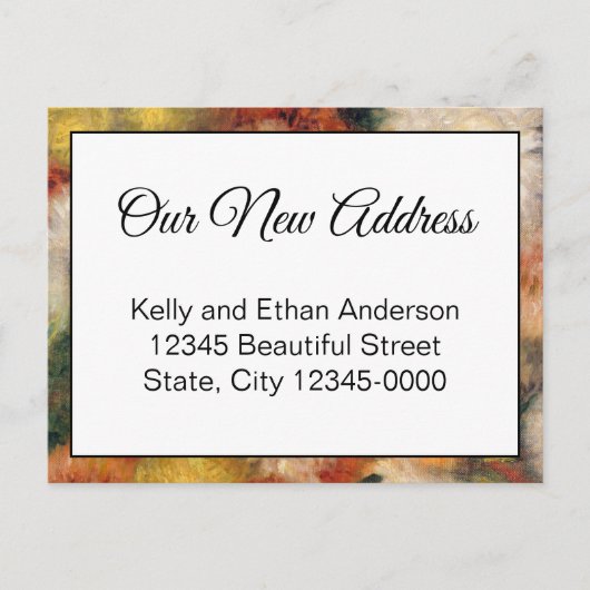 Onze nieuwe mededeling van de Movering van het Adr Briefkaart (Voorkant)