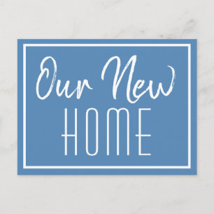 Onze nieuwe minimale wijziging van het adres voor aankondigingskaart