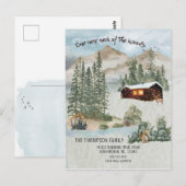 Onze nieuwe nek van de Bossen bergen Bewegen Briefkaart (Voorkant / Achterkant)