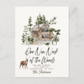 Onze nieuwe nek van de Bossen Bewegende Aankondigi Aankondigingskaart (Voorkant)