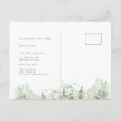 Onze nieuwe nek van de Bossen Bewegende Aankondigi Aankondigingskaart (Achterkant)