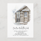 Onze nieuwe nek van de Bossen die we hebben verpla Aankondigingskaart (Voorkant)