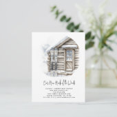 Onze nieuwe nek van de Bossen die we hebben verpla Aankondigingskaart (Staand voorkant)