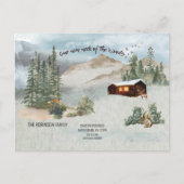 Onze nieuwe nek van de Bossen gaat over de aankond Briefkaart (Voorkant)