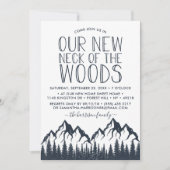 Onze nieuwe nek van de Bossen | Houseopwarming Kaart (Voorkant)