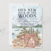 Onze nieuwe nek van de Bossen | Houseopwarming Kaart (Voorkant)