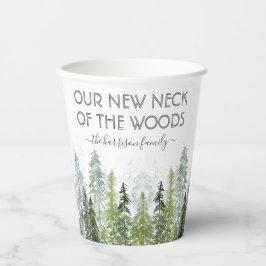 Onze nieuwe nek van de Bossen | Houseopwarming Papieren Bekers