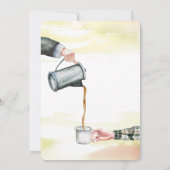 Onze nieuwe nek van de Bossen Housewarming Party Kaart (Achterkant)