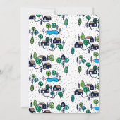 Onze nieuwe nek van de Bossen Housewarming Party Kaart (Achterkant)