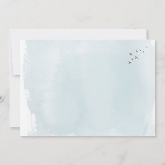 Onze nieuwe nek van de Bossen Pine Forest Cabin Mo Notitiekaartje (Achterkant)