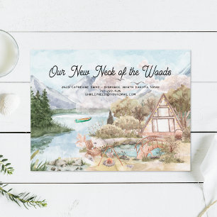 Onze nieuwe nek van de Bossen   Verplaatsingsaanko Aankondigingskaart