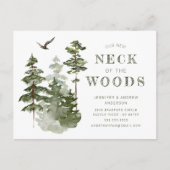 Onze nieuwe nek van de Bossen | Verplaatsingsaanko Briefkaart (Voorkant)