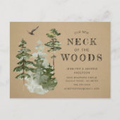 Onze nieuwe nek van de Bossen | Vooraankondiging P Briefkaart (Voorkant)