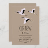 Onze nieuwe 'Nest Bird Flying Kraft Moving' aankon (Voorkant / Achterkant)