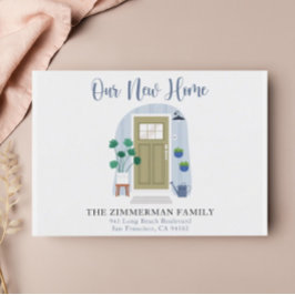 Onze nieuwe startdeur voor Waterverf van huis: aan Briefkaart