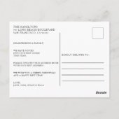 Onze nieuwe thuis kerst verhuisaankondiging briefkaart (Achterkant)