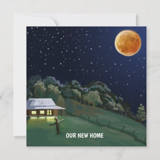 Onze nieuwe thuisboomverandering aankondiging (Voorkant)