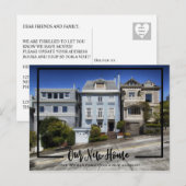 Onze nieuwe thuisfoto We hebben de aankondiging ve (Voorkant / Achterkant)