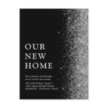 Onze nieuwe thuislegant Silver Glitter Black Beweg