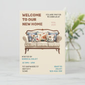 Onze nieuwe uitnodiging voor thuisfeesten (Staand voorkant)