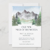 Onze Nieuwe Wijk Berg Aquarel Aankondiging (Voorkant)