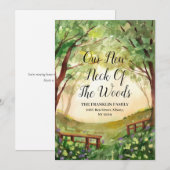 Onze Nieuwe Wijk Nieuwe Adres Aankondiging (Voorkant / Achterkant)