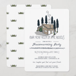 Onze Nieuwe Woonplaats Housewarming Party Kaart