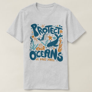 “Onze Oceaan Beschermen” Eco-Vriendelijk T-shirt