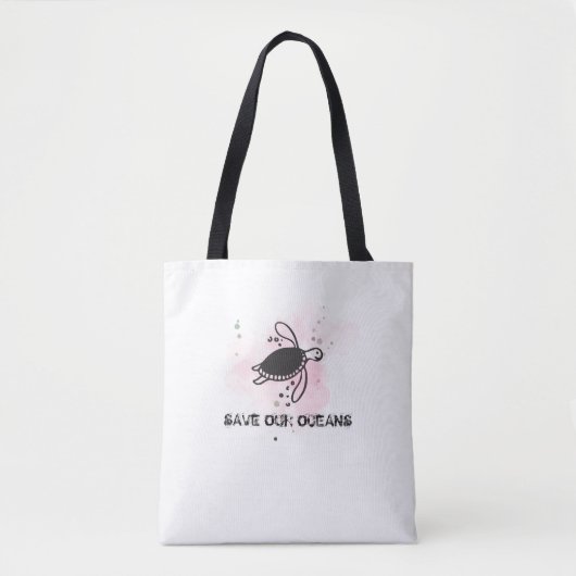 onze oceaan redden tote bag (Voorkant)