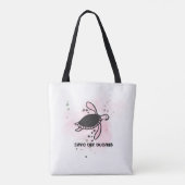 onze oceaan redden tote bag (Achterkant)