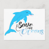 Onze oceanen redden briefkaart (Voorkant)