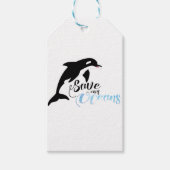 Onze oceanen redden cadeaulabel (Voorkant)