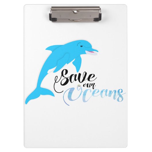 Onze oceanen redden klembord (Voorkant)