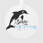 Onze oceanen redden ornament (achterkant)