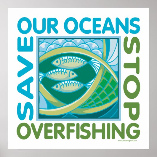 . Onze oceanen redden Poster (Voorkant)