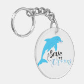 Onze oceanen redden sleutelhanger (Voorkant Links)